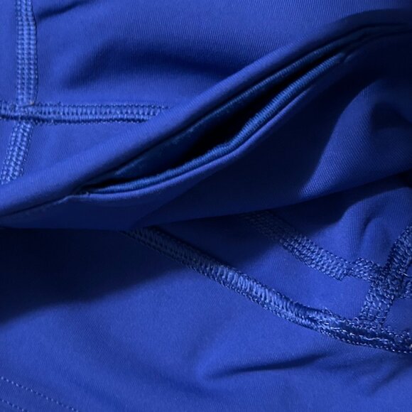 🤩EUC🤩 Lululemon Wunder Under Blue Athletic Leggings Women's Size 4 - Picture 3 of 12